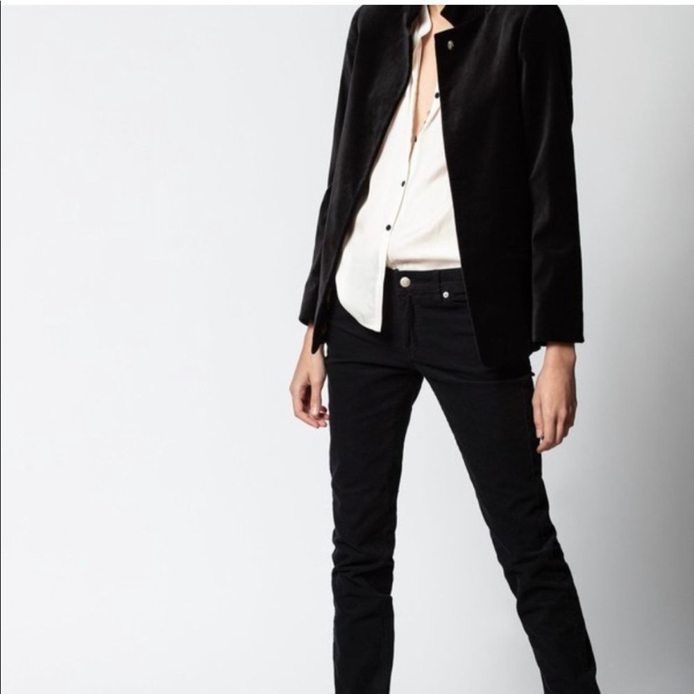 Zadig & Voltaire velvet corduroys NWT